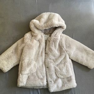 Zara faux fur coat